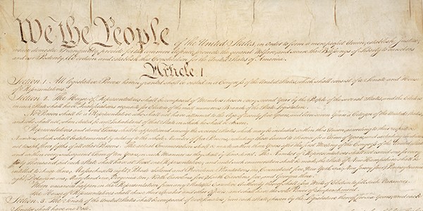 photo of the first amendment