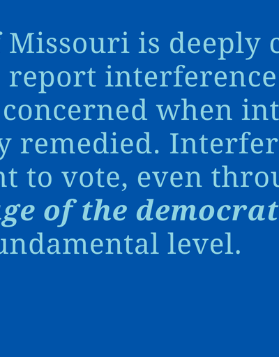 Letter to Board of Elections