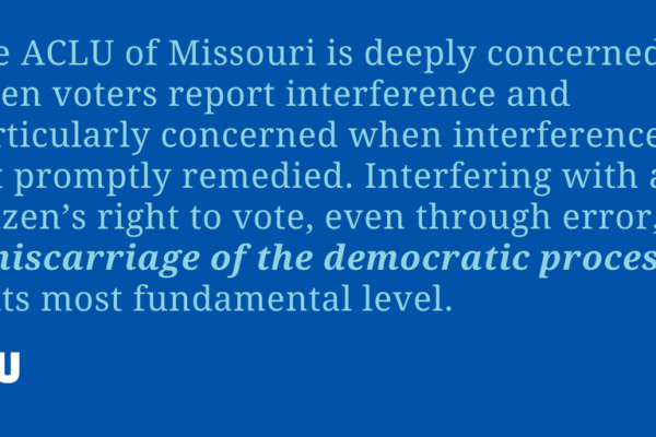 Letter to Board of Elections