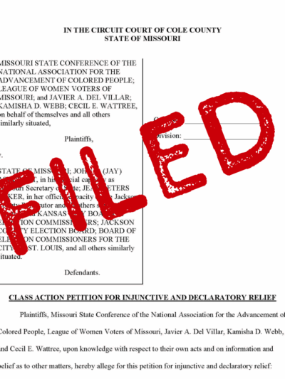 Covid 19 voter rights suit