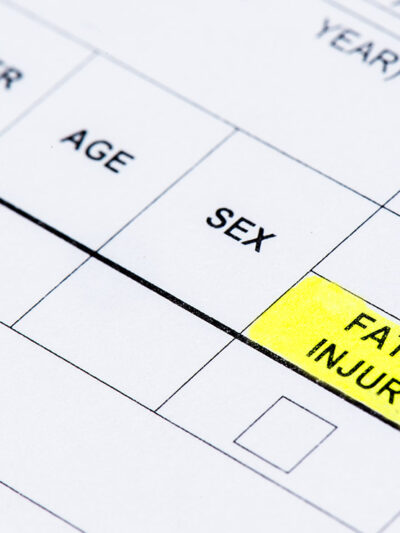 A close-up photo of a police report.