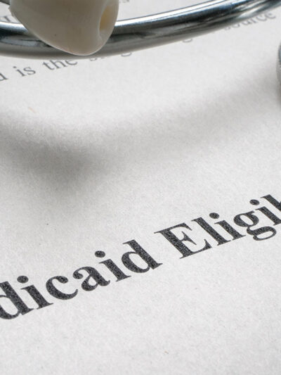 A document that says "Medicaid Eligibility."