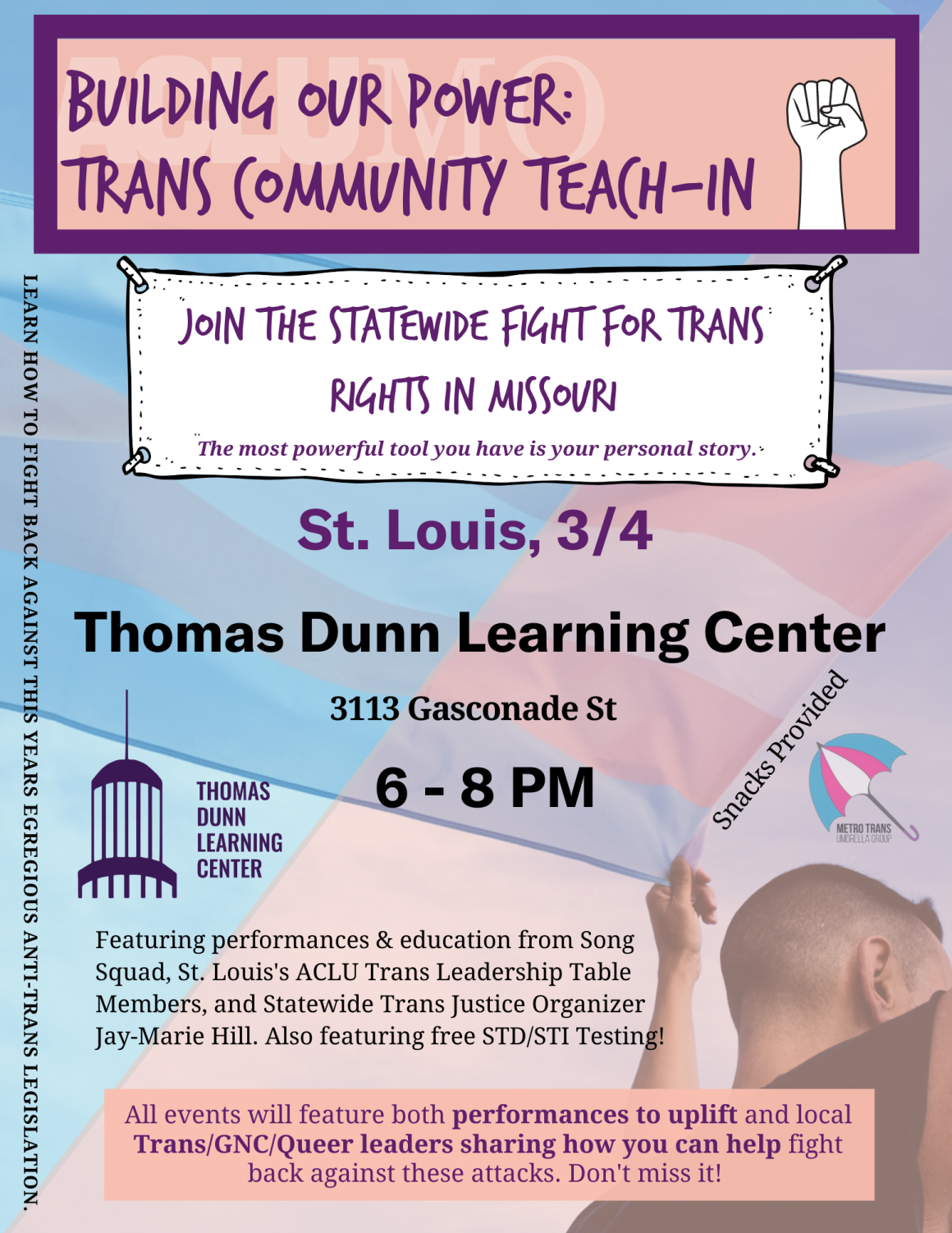 STL EVENT Missouri, Anti-Trans, Legislation, sports bans, medical, transgender