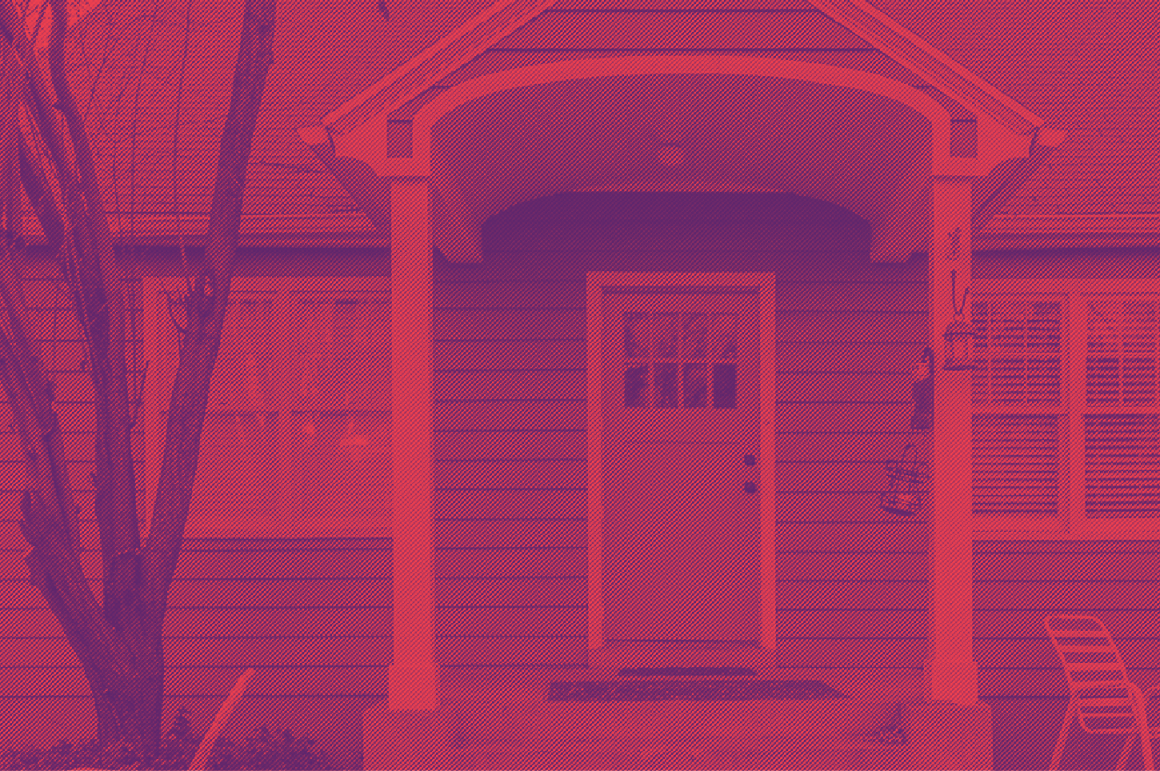 front door of house