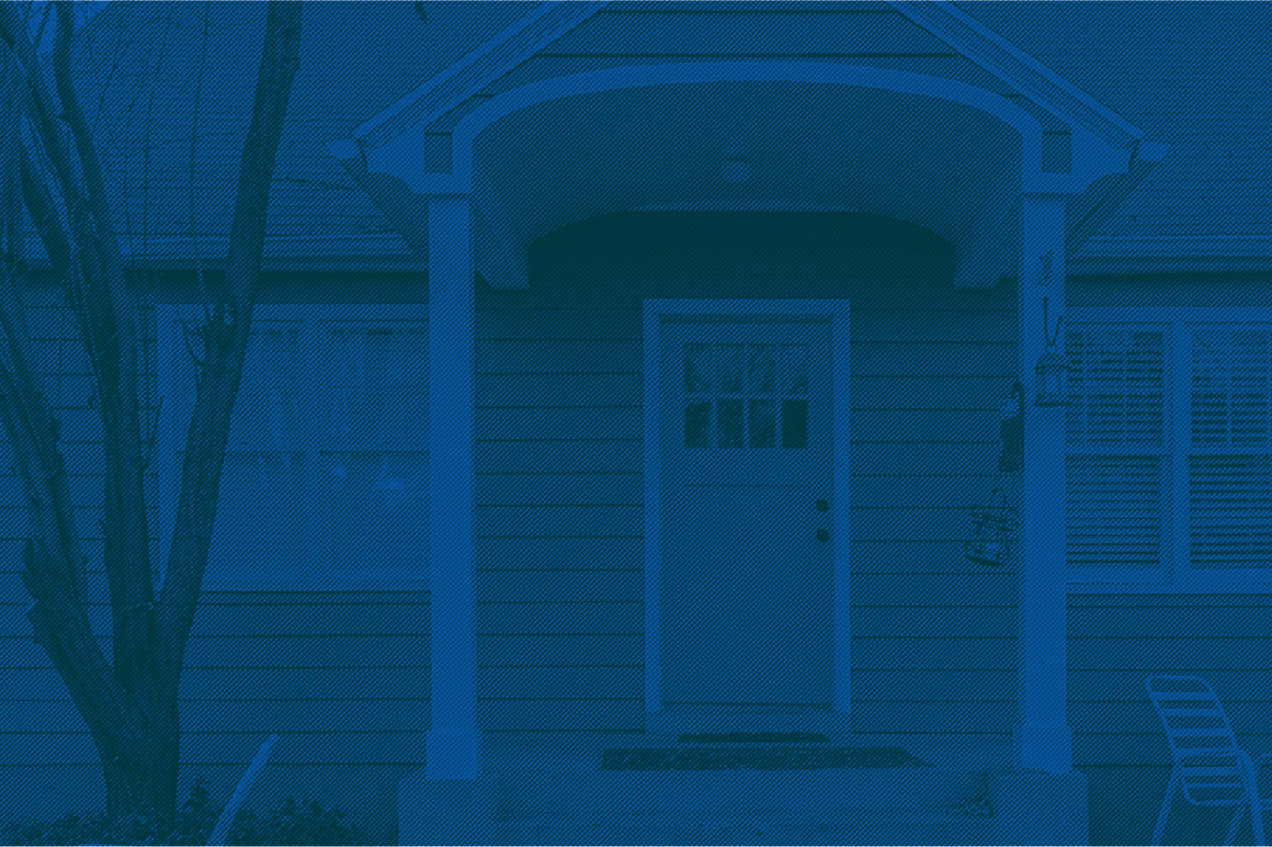 front door of house