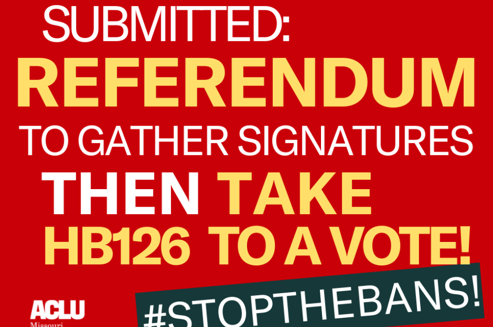 Aclu Mo Files Referendum Petition To Stop Mo S Anti Abortion Law