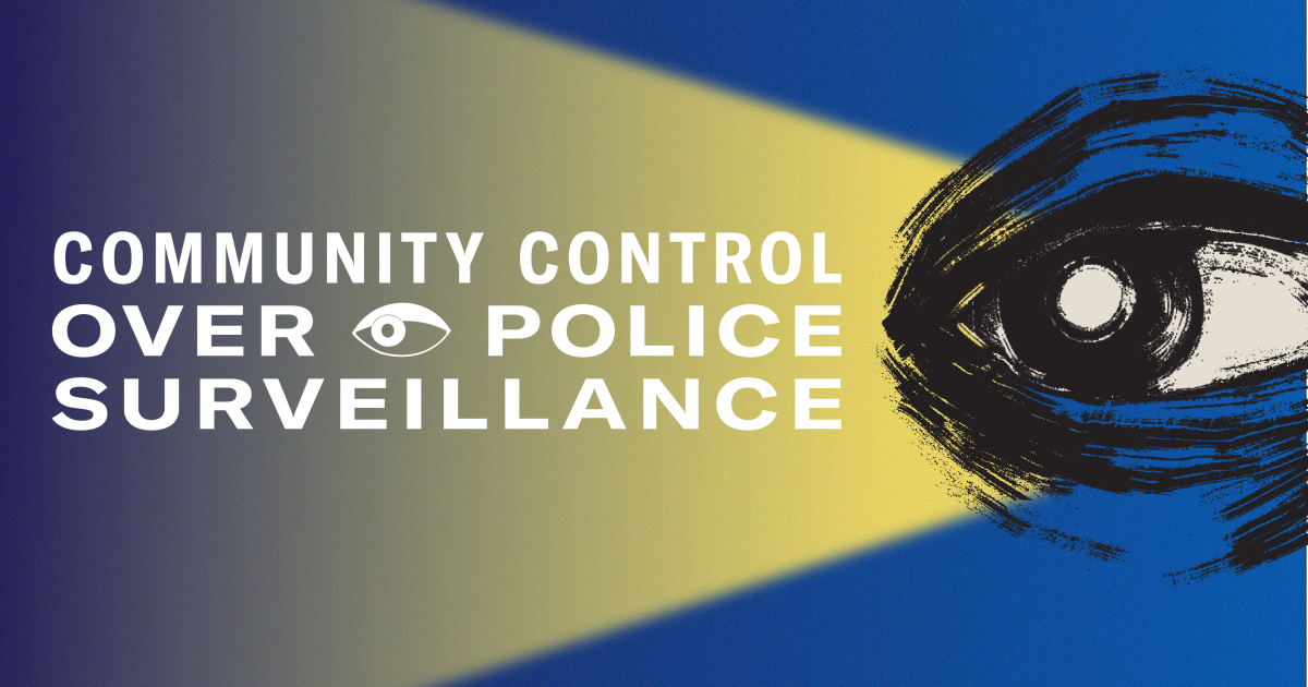 Community Control Over Police Surveillance ACLU of Missouri