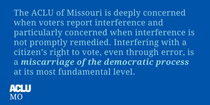 Letter to Board of Elections
